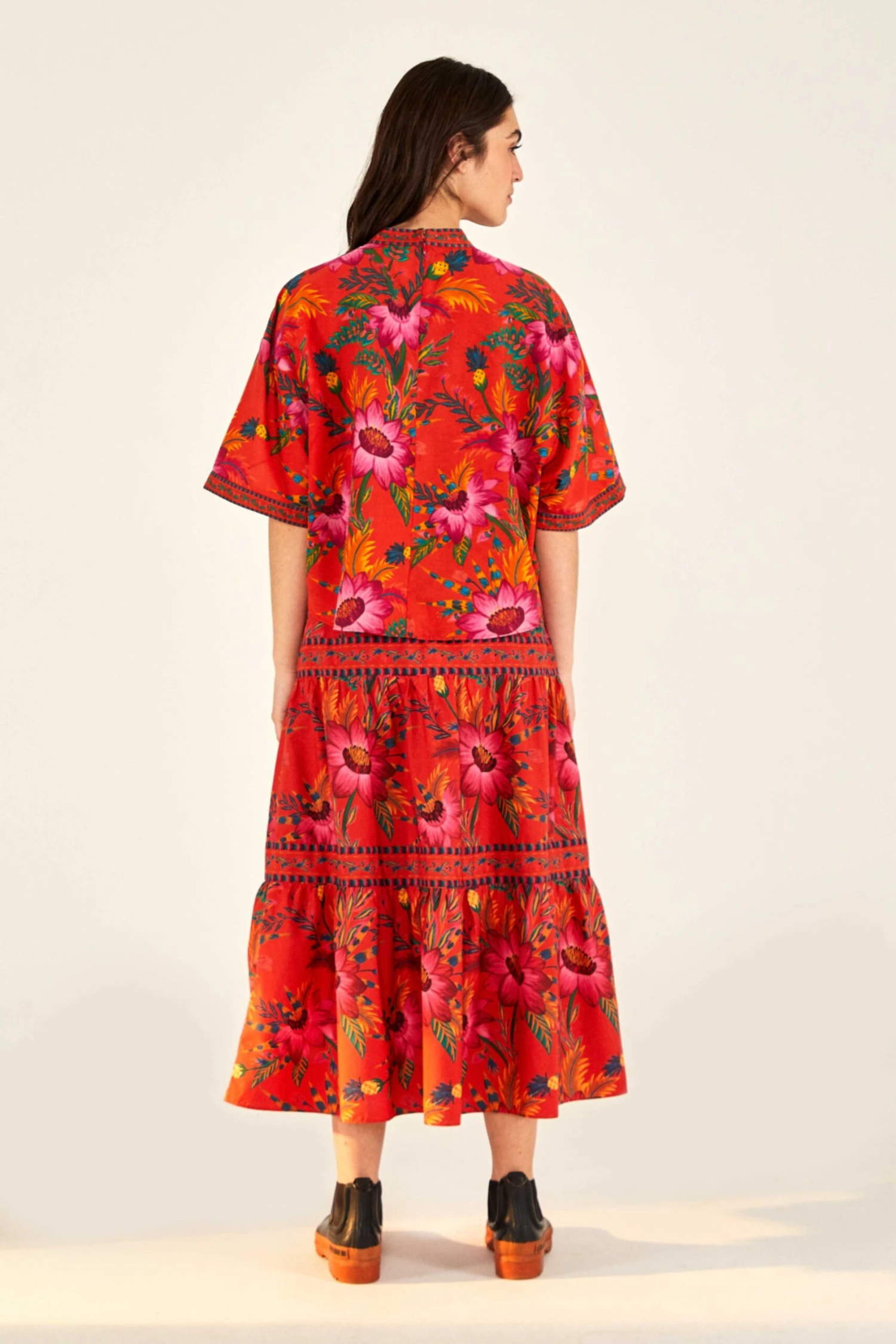 MAXI FLOWERS BLOUSE 4 MAXI FLOWERS BLOUSE - Image 2