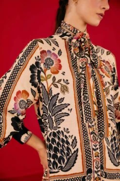 Farm Rio Romantic Garden Lenzing™ Ecovero™ Viscose Mini Dress 10 Farm Rio Romantic Garden Lenzing™ Ecovero™ Viscose Mini Dress -Farm Rio Store 301785 03