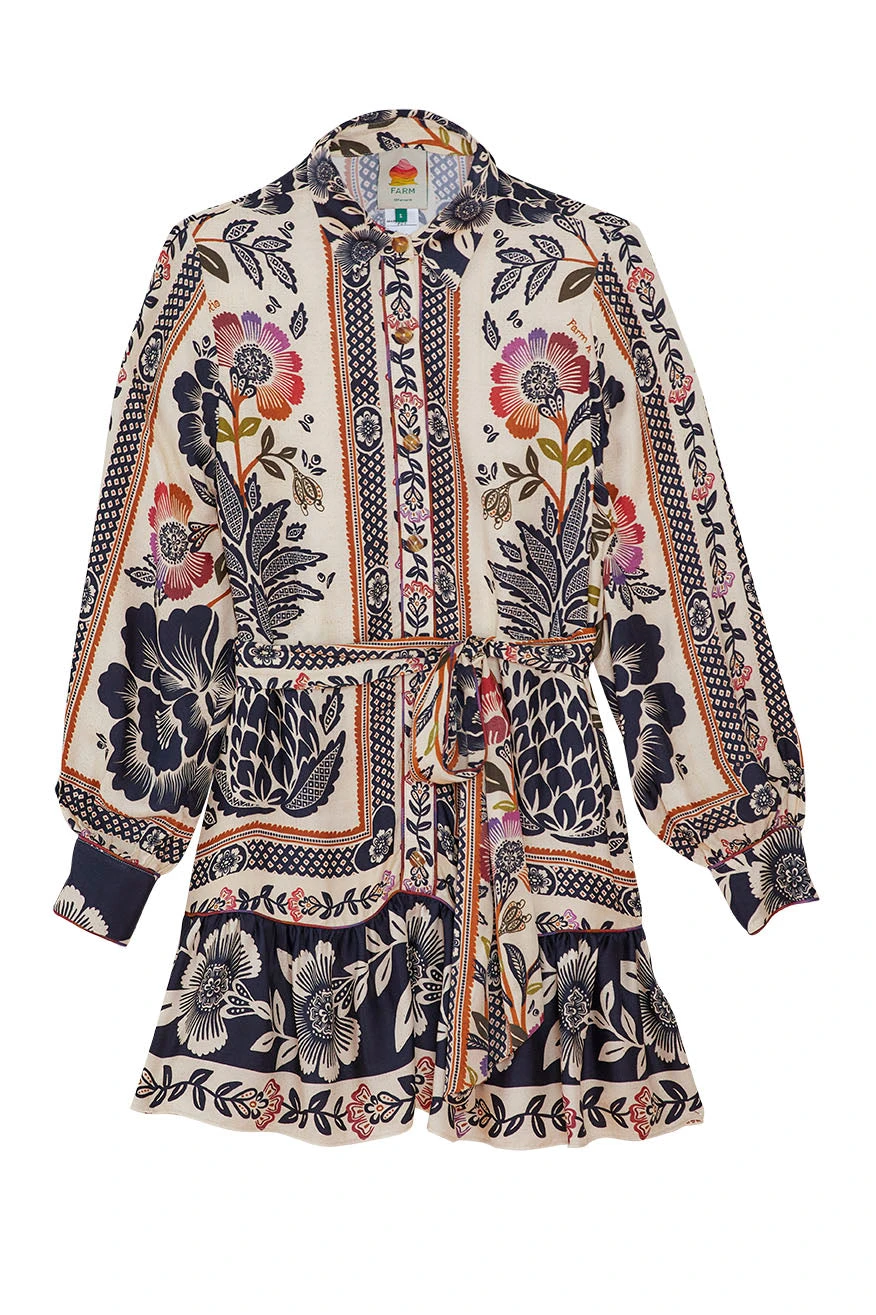 Farm Rio Romantic Garden Lenzing™ Ecovero™ Viscose Mini Dress 7 Farm Rio Romantic Garden Lenzing™ Ecovero™ Viscose Mini Dress - Image 5