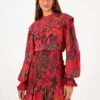 Farm Rio Red Sunset Tapestry Mini Dress 1 Farm Rio Red Sunset Tapestry Mini Dress -Farm Rio Store 301793 01