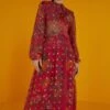 Farm Rio Red Sunset Tapestry Embroidered Maxi Dress -Farm Rio Store 301808 01 1