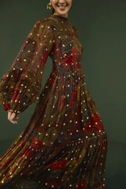 Farm Rio Black Rainforest Maxi Dress -Farm Rio Store 301812 03
