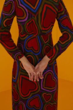 Farm Rio Rainbow Wild Hearts Maxi Dress -Farm Rio Store 301861 03