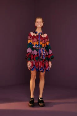 Farm Rio Full Of Hearts Mini Dress -Farm Rio Store 301905 04