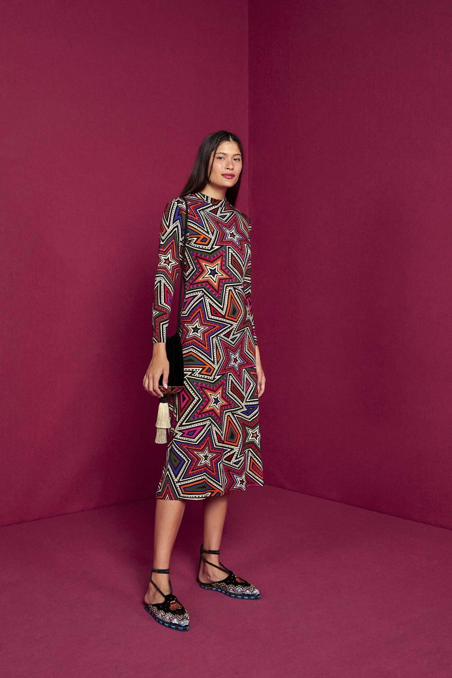 Farm Rio Mystic Trip Lenzing™ Ecovero™ Jersey Dress 6 Farm Rio Mystic Trip Lenzing™ Ecovero™ Jersey Dress - Image 4