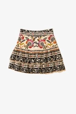 Farm Rio Romantic Garden Mini Skirt -Farm Rio Store 301944 05