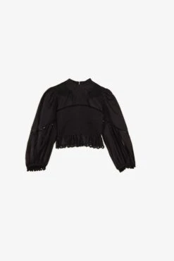 Farm Rio Black Lace Blouse -Farm Rio Store 301996 06