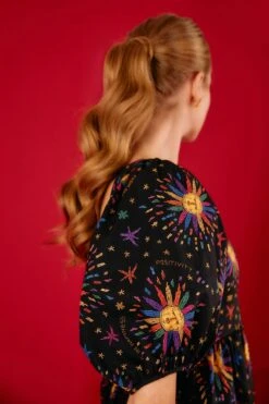 Farm Rio Rainbow Suns Organic Cotton Maxi Dress -Farm Rio Store 302685 02 1