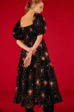 Farm Rio Rainbow Suns Organic Cotton Maxi Dress -Farm Rio Store 302685 03