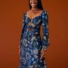 Farm Rio Black Macaw Forest Midi Dress 1 Farm Rio Black Macaw Forest Midi Dress -Farm Rio Store 303774 001