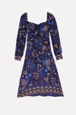 Farm Rio Black Macaw Forest Midi Dress 13 Farm Rio Black Macaw Forest Midi Dress -Farm Rio Store 303774 06