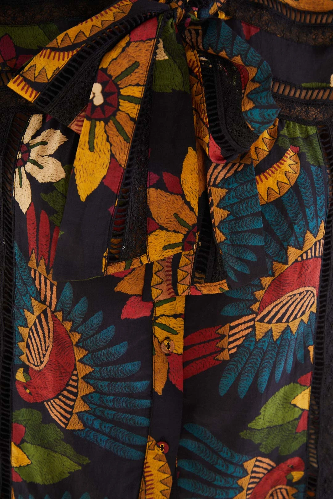 Farm Rio Macaw Ballet Blouse 5 Farm Rio Macaw Ballet Blouse - Image 4