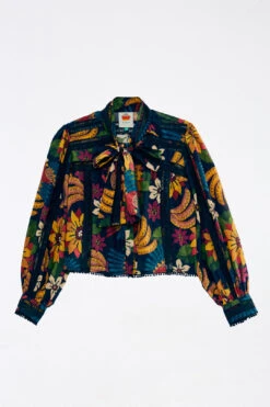 Farm Rio Macaw Ballet Blouse 10 Farm Rio Macaw Ballet Blouse -Farm Rio Store 303782 05