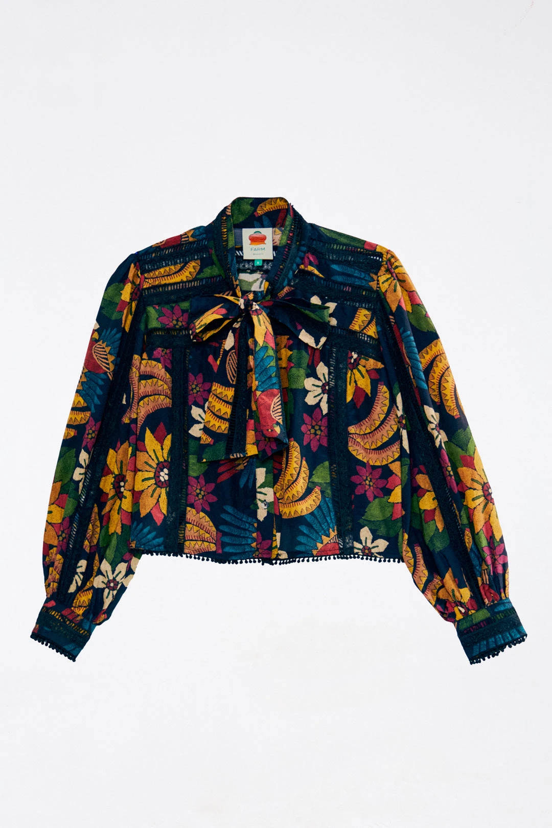 Farm Rio Macaw Ballet Blouse 6 Farm Rio Macaw Ballet Blouse - Image 5