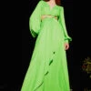 Farm Rio Lime Green Cut Out Maxi Dress -Farm Rio Store 303794 01