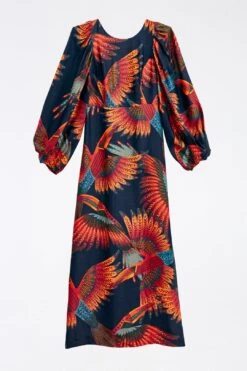 Farm Rio Arabesque Toucans Midi Dress -Farm Rio Store 303801 06
