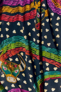 Farm Rio Rainbow Oxen Mini Dress -Farm Rio Store 303807 05