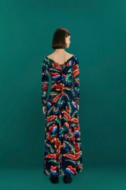 Farm Rio Black Chevron Forest Lenzing™ Ecovero™ Viscose Dress 8 Farm Rio Black Chevron Forest Lenzing™ Ecovero™ Viscose Dress -Farm Rio Store 303809 04