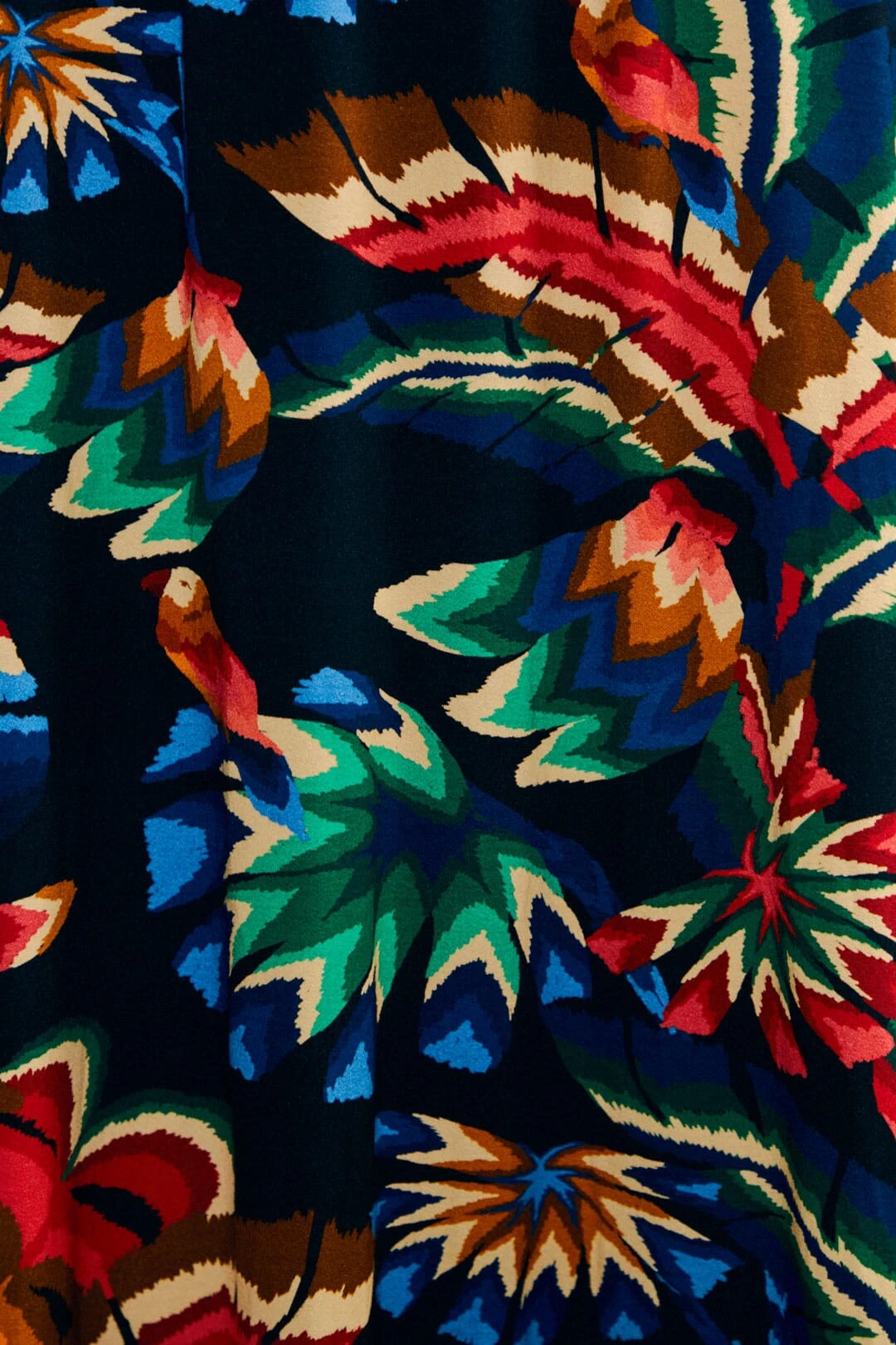 Farm Rio Black Chevron Forest Lenzing™ Ecovero™ Viscose Dress 7 Farm Rio Black Chevron Forest Lenzing™ Ecovero™ Viscose Dress - Image 5