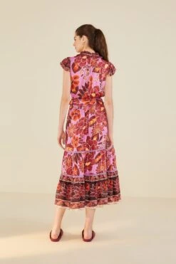 Farm Rio Sweet Floral Midi Dress -Farm Rio Store 303821 02