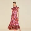 Farm Rio Sweet Floral Midi Dress 2 Farm Rio Sweet Floral Midi Dress -Farm Rio Store 303821 04