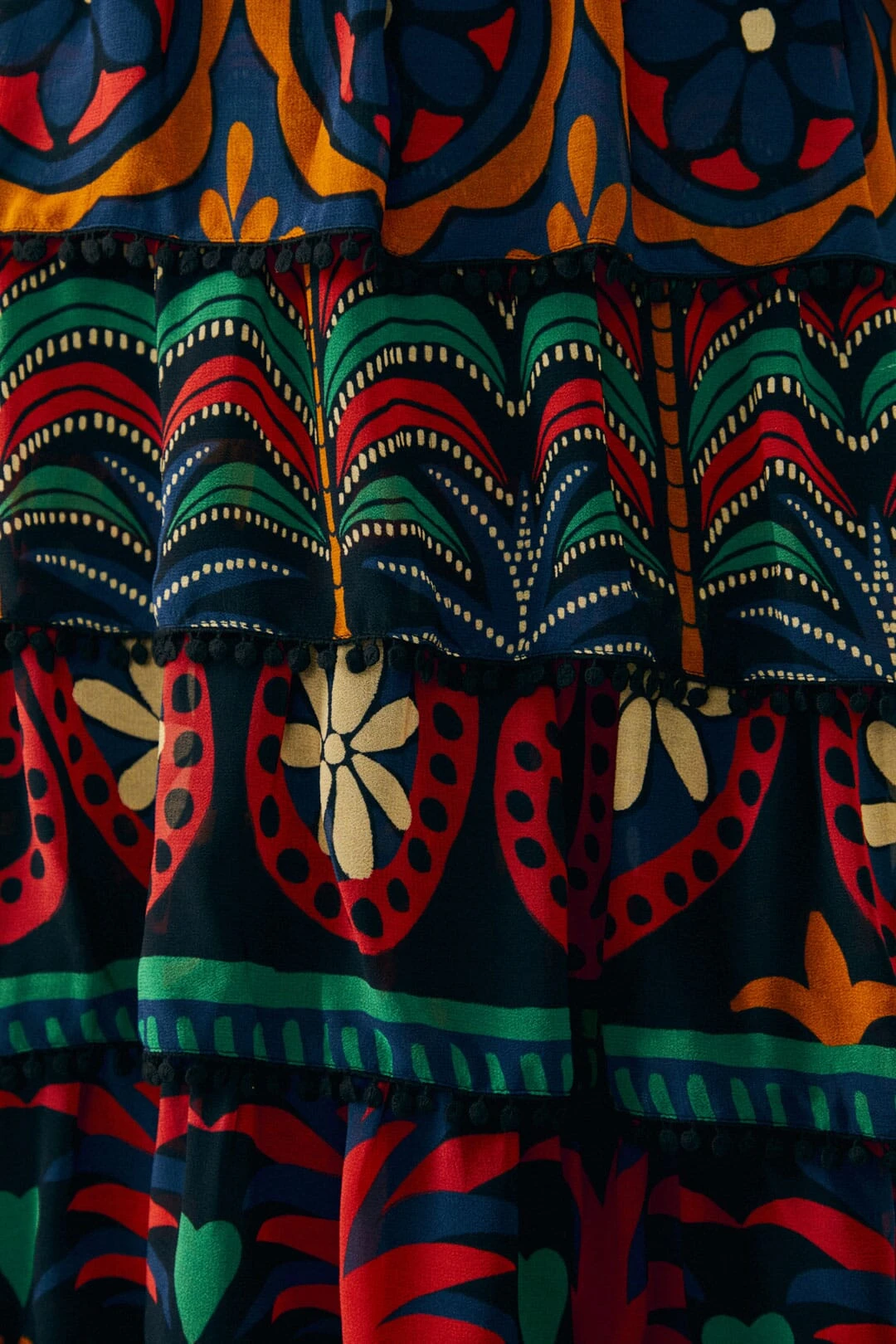 Farm Rio Black Night Sky Maxi Skirt 7 Farm Rio Black Night Sky Maxi Skirt - Image 5