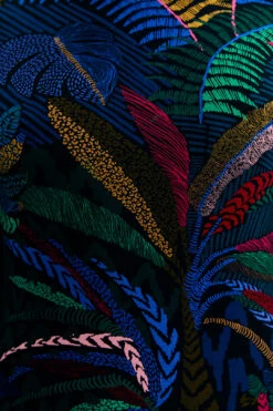 Farm Rio Amazonia Night Lenzing™ Ecovero™ Viscose Midi Dress 11 Farm Rio Amazonia Night Lenzing™ Ecovero™ Viscose Midi Dress -Farm Rio Store 303850 04