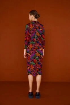 Farm Rio Leopard MushroomLenzing™ Ecovero™ Viscose Dress -Farm Rio Store 303853 03