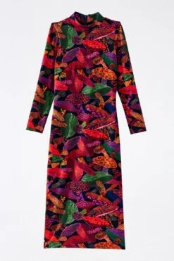 Farm Rio Leopard MushroomLenzing™ Ecovero™ Viscose Dress -Farm Rio Store 303853 05