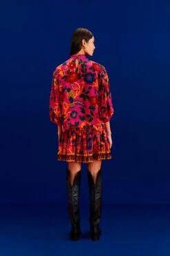 Farm Rio Pink Sweet Forest Blouse 9 Farm Rio Pink Sweet Forest Blouse -Farm Rio Store 303876 03