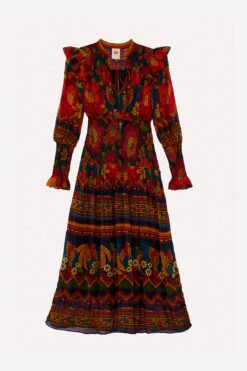 Farm Rio Macaw Ballet Ainika Maxi Dress 13 Farm Rio Macaw Ballet Ainika Maxi Dress -Farm Rio Store 303894 06