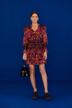 Farm Rio Black Heart Daisy Mini Dress 11 Farm Rio Black Heart Daisy Mini Dress -Farm Rio Store 303895 01