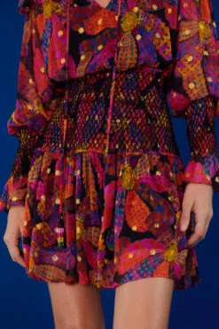 Farm Rio Black Heart Daisy Mini Dress 12 Farm Rio Black Heart Daisy Mini Dress -Farm Rio Store 303895 03