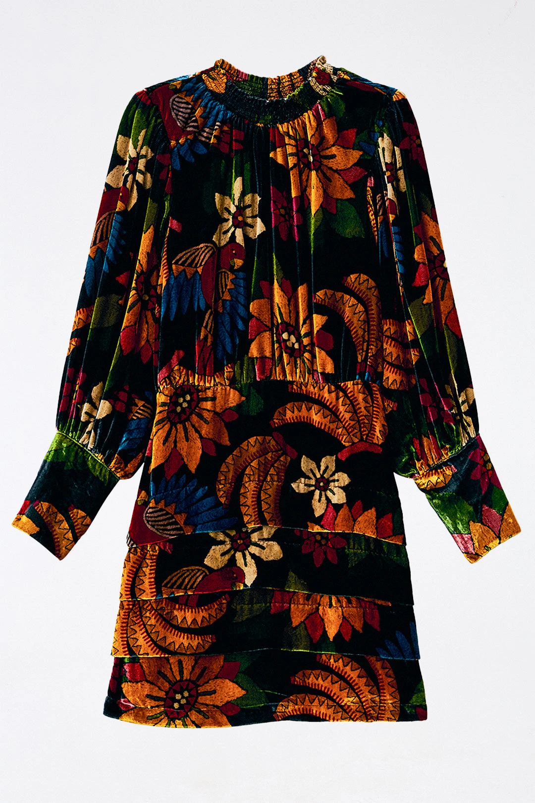 Farm Rio Macaw Ballet Mini Dress 8 Farm Rio Macaw Ballet Mini Dress - Image 6