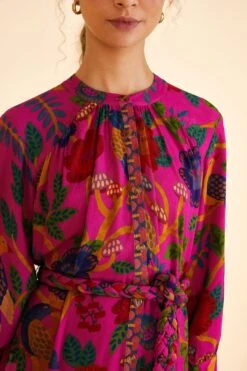 Farm Rio Pink Sweet Forest Mini Dress -Farm Rio Store 303913 03