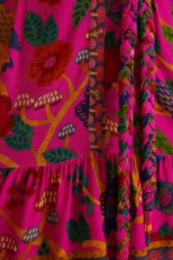 Farm Rio Pink Sweet Forest Mini Dress -Farm Rio Store 303913 05