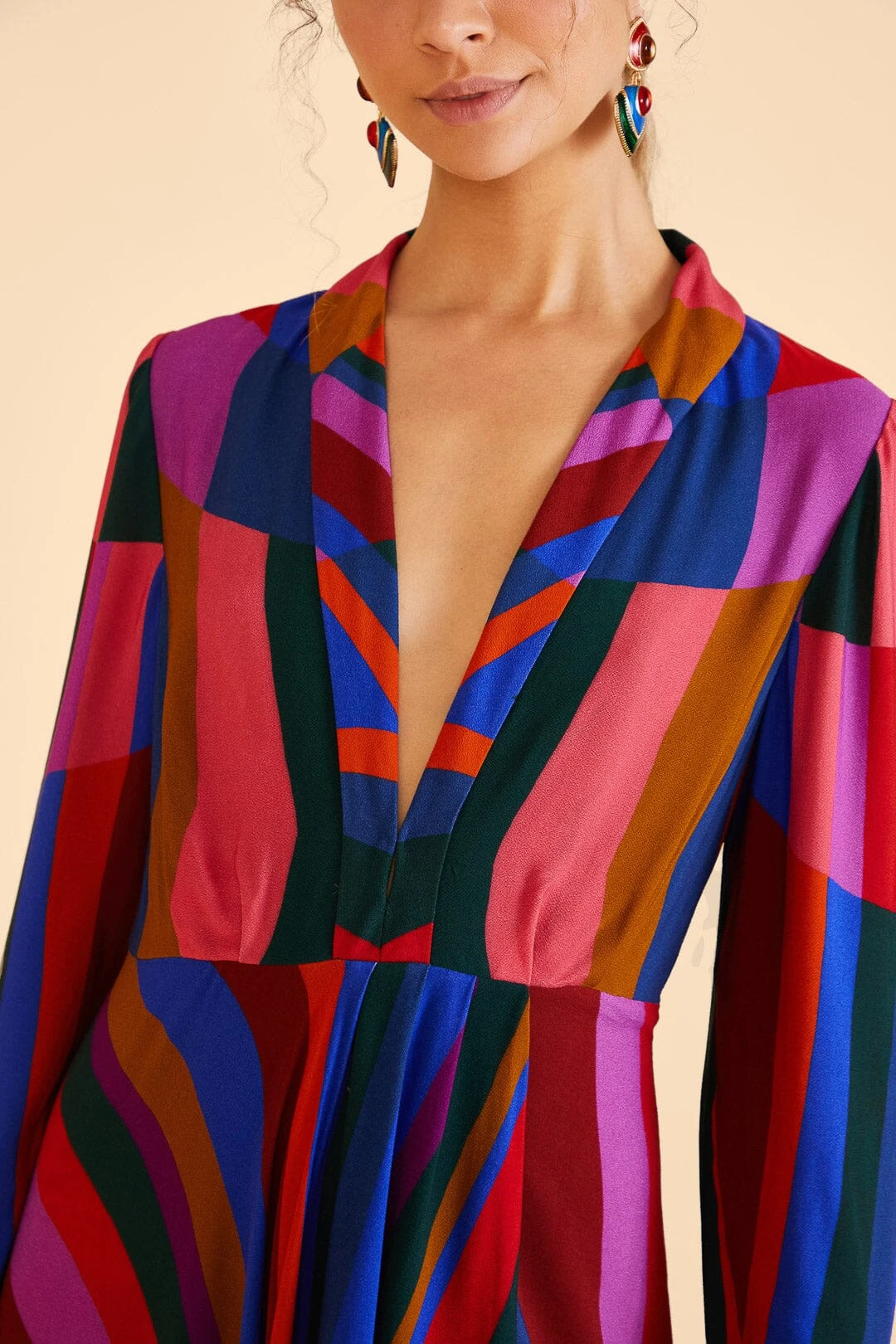 Farm Rio Magic Stripes Maxi Dress 5 Farm Rio Magic Stripes Maxi Dress - Image 3