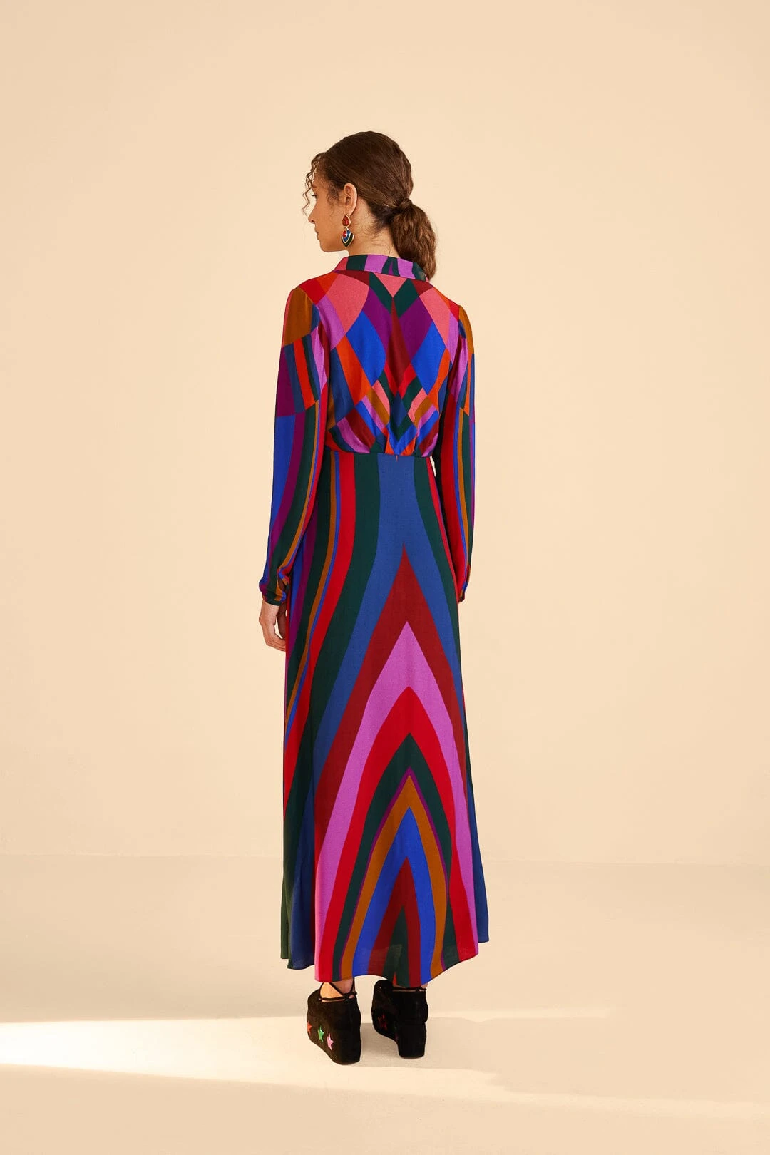 Farm Rio Magic Stripes Maxi Dress 4 Farm Rio Magic Stripes Maxi Dress - Image 2