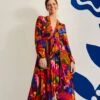 Farm Rio Rainbow Forest Maxi Dress 1 Farm Rio Rainbow Forest Maxi Dress -Farm Rio Store 303925 02