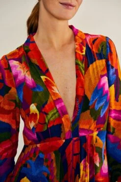 Farm Rio Rainbow Forest Maxi Dress -Farm Rio Store 303925 03