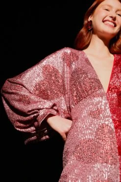 Farm Rio Hearts Sequin Midi Dress 11 Farm Rio Hearts Sequin Midi Dress -Farm Rio Store 303943 03