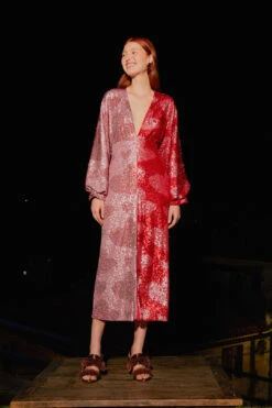 Farm Rio Hearts Sequin Midi Dress 9 Farm Rio Hearts Sequin Midi Dress -Farm Rio Store 303943 04