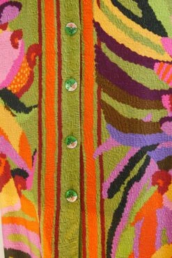 Farm Rio Toucans Scarf Lenzing™ Ecovero™ Viscose Midi Dress -Farm Rio Store 303966 05