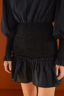 Farm Rio Black Heart Neckline Mini Dress -Farm Rio Store 304117 05 1