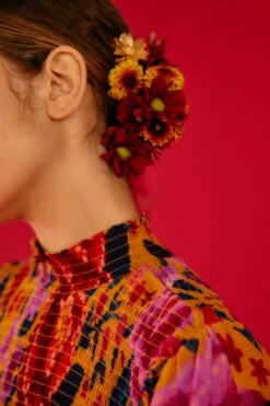 Farm Rio Yellow Floral Dream Blouse -Farm Rio Store 304566 03 1