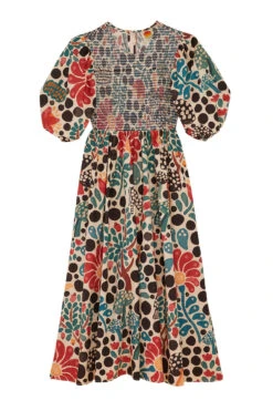 Farm Rio Mushroom Forest Organic Cotton Midi Dress -Farm Rio Store 304592 06