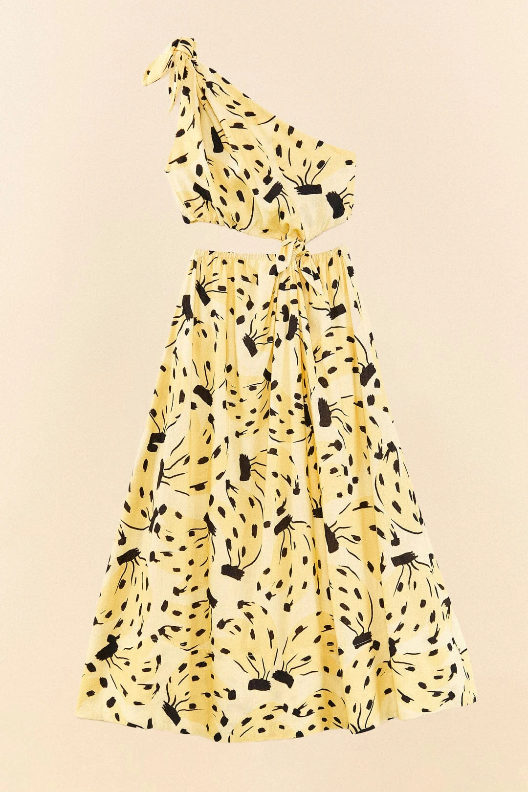 Farm Rio Yellow Bossa Banana Knot Midi Dress 7 Farm Rio Yellow Bossa Banana Knot Midi Dress - Image 5