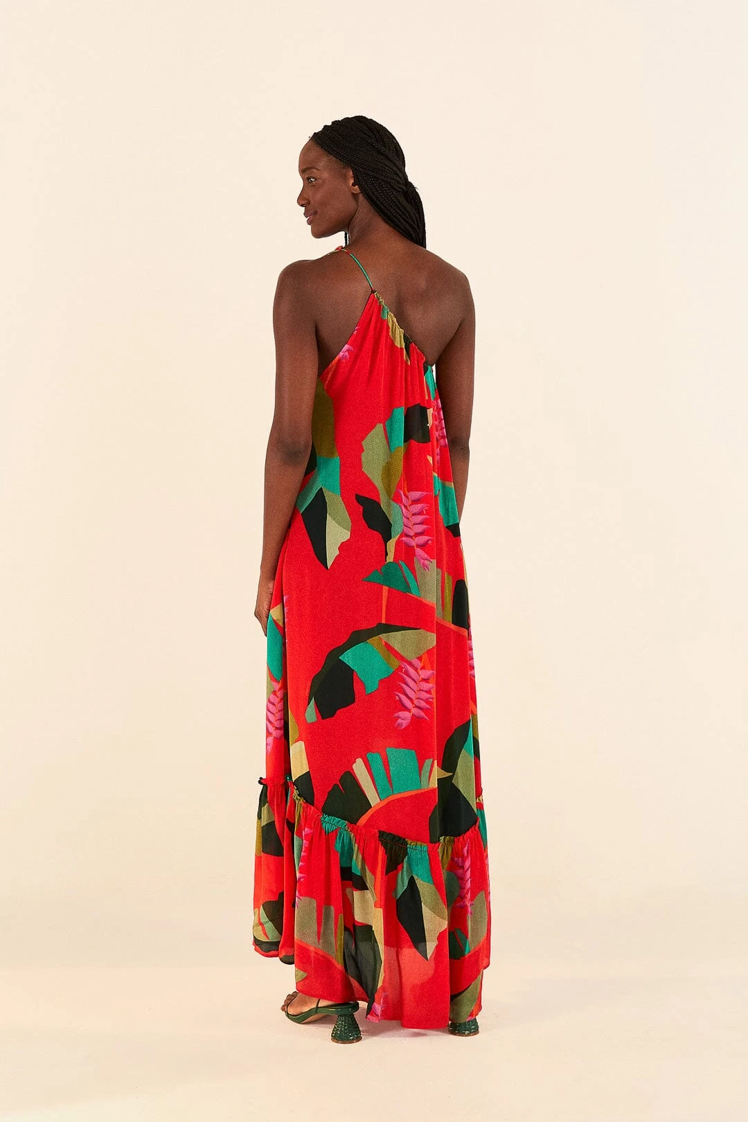 Farm Rio Red Heliconia Maxi Dress 6 Farm Rio Red Heliconia Maxi Dress - Image 4