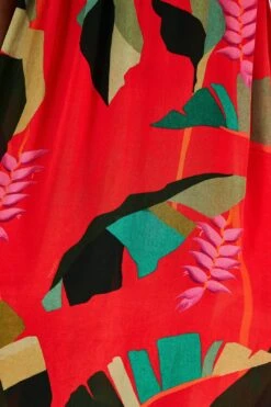 Farm Rio Red Heliconia Maxi Dress 12 Farm Rio Red Heliconia Maxi Dress -Farm Rio Store 305296 05