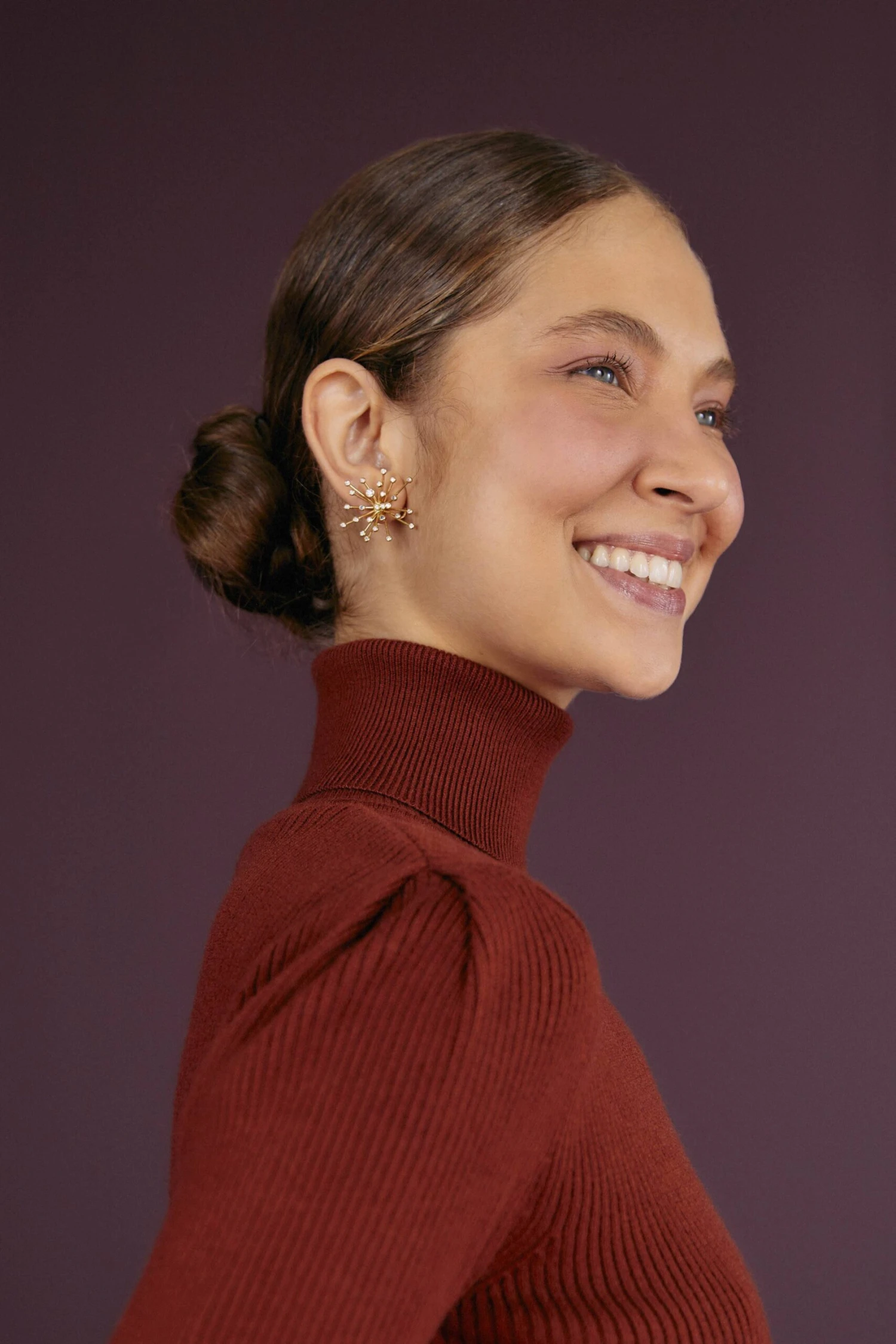 Farm Rio BROWN KNIT BLOUSE 4 Farm Rio BROWN KNIT BLOUSE - Image 2